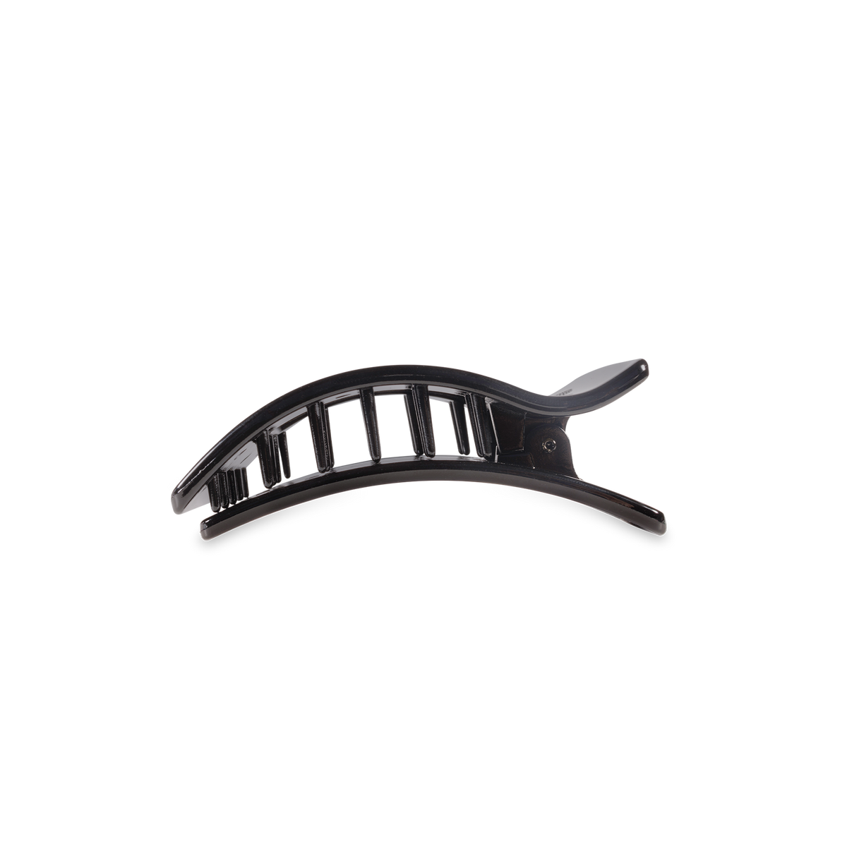 Flat Rectangle Hair Clip | Small | Jet Black