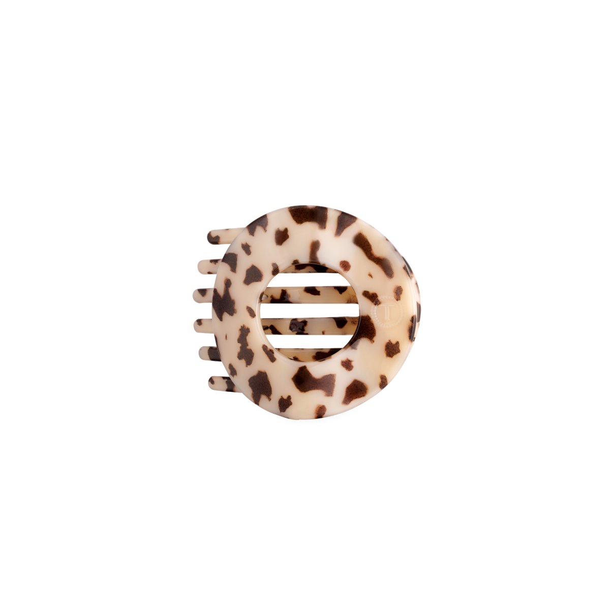 Blonde Tortoise | Small | Flat Circle Hair Clip