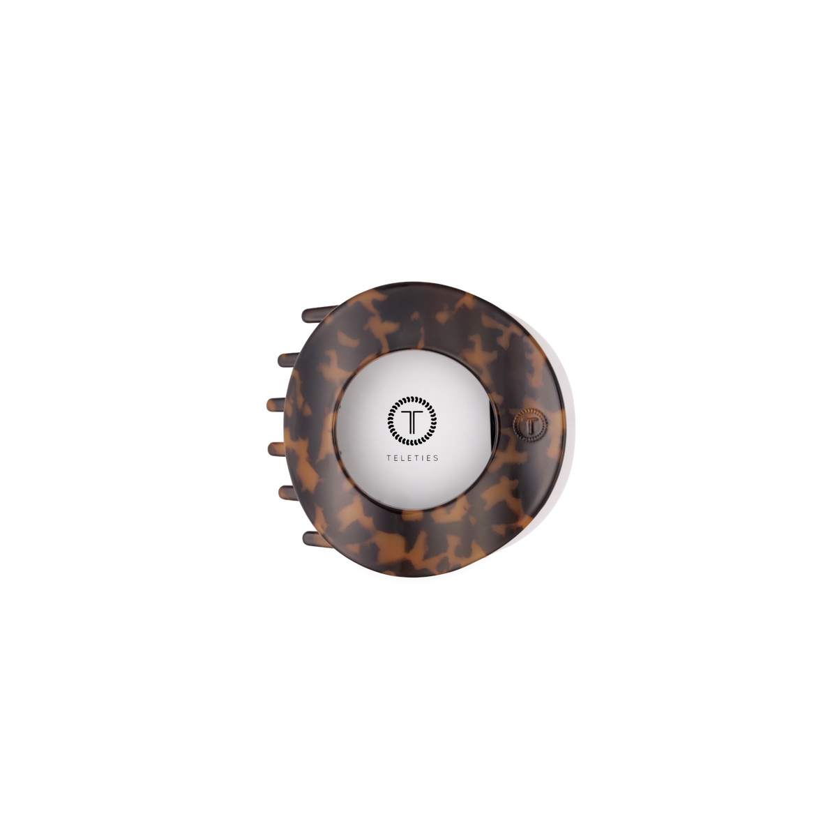 Tortoise | Small | Flat Circle Hair Clip